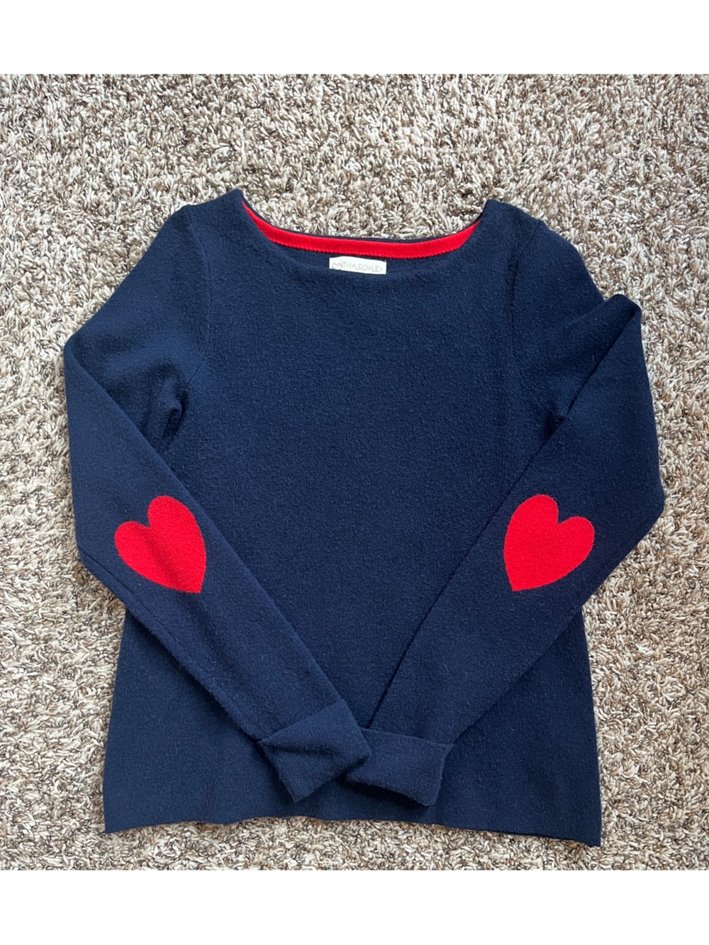 Cynthia Rowley Navy Women's Crewneck Sweater XS